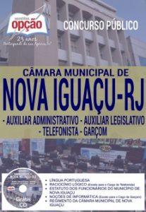 Baixar Apostila Câmara Municipal de Nova Iguaçu-RJ: AUX. ADMINISTRATIVO / LEGISLATIVO – TELEFONISTA – GARÇOM pdf, epub, eBook