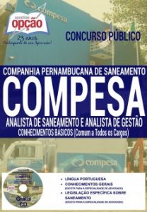 Baixar Apostila Companhia Pernambucana de Saneamento (COMPESA): COMUM AOS CARGOS DE ANALISTA DE SANEAMENTO E GESTÃO pdf, epub, eBook