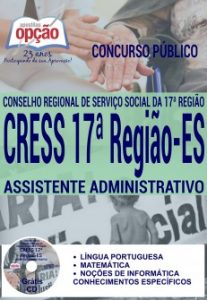 Baixar Apostila Conselho Regional de Serviço Social da 17ª Região (CRESS -17): ASSISTENTE ADMINISTRATIVO pdf, epub, eBook