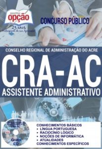 Baixar Apostila Conselho Regional de Administração / AC (CRA/AC): ASSISTENTE ADMINISTRATIVO pdf, epub, eBook