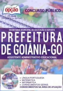 Baixar Apostila Prefeitura de Goiânia / GO: ASSISTENTE ADMINISTRATIVO EDUCACIONAL pdf, epub, eBook