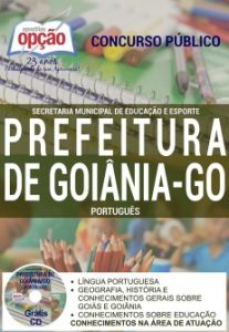 Baixar Apostila Prefeitura de Goiânia / GO: PE II / PORTUGUÊS pdf, epub, eBook