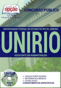Baixar Apostila Universidade Federal do Estado do Rio de Janeiro (UNIRIO): ASSISTENTE EM ADMINISTRAÇÃO pdf, epub, eBook