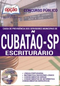 Baixar Apostila Caixa de Previdência dos Servidores Municipais de Cubatão / SP: ESCRITURÁRIO pdf, epub, eBook