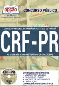 Baixar Apostila Conselho Regional de Farmácia / PR (CRF/PR): ASSISTENTE ADMINISTRATIVO OPERACIONAL pdf, epub, eBook