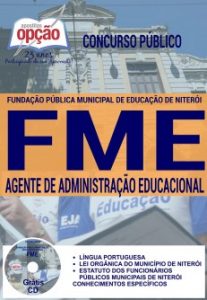 Baixar Apostila Fundação Pública Municipal de Educação de Niterói – FME: AGENTE DE ADMINISTRAÇÃO EDUCACIONAL pdf, epub, eBook