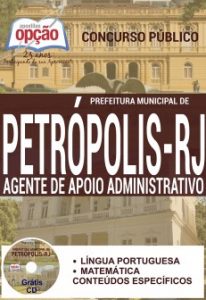 Baixar Apostila Prefeitura de Petrópolis / RJ: AGENTE DE APOIO ADMINISTRATIVO pdf, epub, eBook