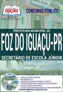 Baixar Apostila Prefeitura Municipal de Foz do Iguaçu / PR: SECRETÁRIO DE ESCOLA JÚNIOR pdf, epub, eBook