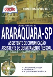 Baixar Apostila Câmara Municipal de Araraquara / SP: ASS. DE COMUNICAÇÃO E ASS. DE DEPARTAMENTO PESSOAL pdf, epub, eBook