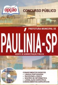 Baixar Apostila Prefeitura Municipal de Paulínia / SP: AGENTE DE ADMINISTRAÇÃO PÚBLICA pdf, epub, eBook