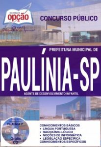 Baixar Apostila Prefeitura Municipal de Paulínia / SP: AGENTE DE DESENVOLVIMENTO INFANTIL pdf, epub, eBook
