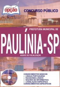 Baixar Apostila Prefeitura Municipal de Paulínia / SP: AGENTE DE FISCALIZAÇÃO pdf, epub, eBook