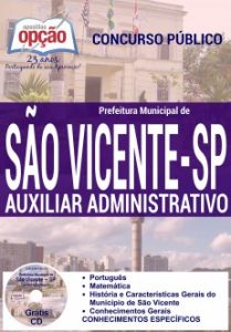 Baixar Apostila Prefeitura Municipal de São Vicente / SP: AUXILIAR ADMINISTRATIVO pdf, epub, eBook