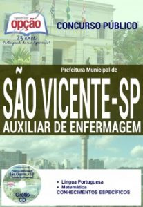 Baixar Apostila Prefeitura Municipal de São Vicente / SP: AUXILIAR DE ENFERMAGEM pdf, epub, eBook