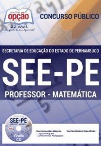 Baixar Apostila Secretaria de Educação do Estado de Pernambuco (SEE/PE): PROFESSOR – MATEMÁTICA pdf, epub, eBook