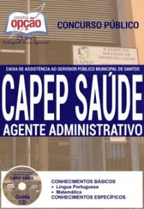 Baixar Apostila CAPEP SAÚDE: AGENTE ADMINISTRATIVO pdf, epub, eBook