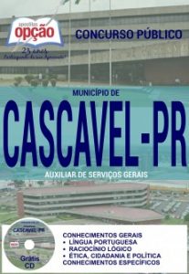 Baixar Apostila Município de Cascavel / PR: AUXILIAR DE SERVIÇOS GERAIS pdf, epub, eBook