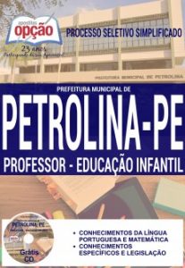 Baixar Apostila Prefeitura Municipal de Petrolina / PE: PROFESSOR DE EDUCAÇÃO INFANTIL pdf, epub, eBook