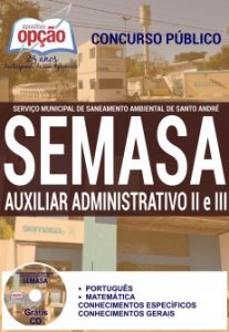 Baixar Apostila SEMASA: AUXILIAR ADMINISTRATIVO II E III pdf, epub, eBook