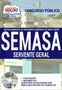 Baixar Apostila SEMASA: SERVENTE GERAL pdf, epub, eBook