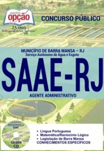 Baixar Apostila Município de Barra Mansa / RJ (SAAE): AGENTE ADMINISTRATIVO pdf, epub, eBook