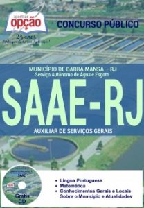 Baixar Apostila Município de Barra Mansa / RJ (SAAE): AUXILIAR DE SERVIÇOS GERAIS pdf, epub, eBook