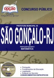 Baixar Apostila Prefeitura Municipal de São Gonçalo / RJ: PROFESSOR DE MATEMÁTICA pdf, epub, eBook