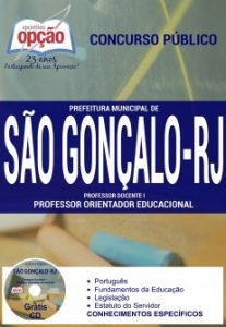Baixar Apostila Prefeitura Municipal de São Gonçalo / RJ: PROFESSOR ORIENTADOR EDUCACIONAL pdf, epub, eBook