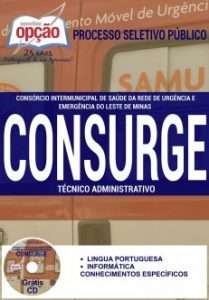 Baixar Apostila CONSURGE / MG: TÉCNICO ADMINISTRATIVO pdf, epub, eBook