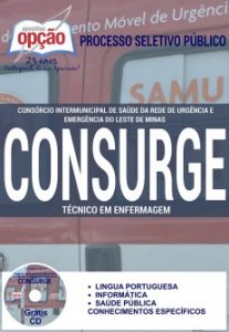 Baixar Apostila CONSURGE / MG: TÉCNICO EM ENFERMAGEM pdf, epub, eBook