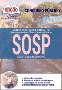 Baixar Apostila Município de Barra Mansa / RJ (SOSP): AGENTE ADMINISTRATIVO pdf, epub, eBook