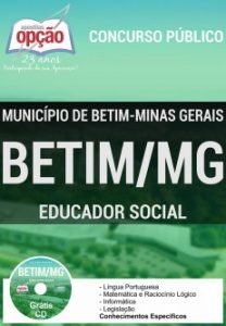 Baixar Apostila Município de Betim / MG: EDUCADOR SOCIAL pdf, epub, eBook