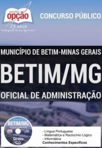 Baixar Apostila Município de Betim / MG: OFICIAL DE ADMINISTRAÇÃO pdf, epub, eBook