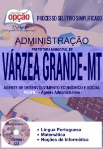 Baixar Apostila Prefeitura Municipal de Várzea Grande / MT (Administração): ADES – AGENTE ADMINISTRATIVO pdf, epub, eBook