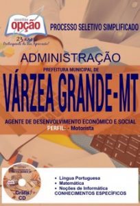 Baixar Apostila Prefeitura Municipal de Várzea Grande / MT (Administração): ADES – MOTORISTA pdf, epub, eBook