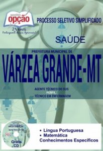 Baixar Apostila Prefeitura Municipal de Várzea Grande / MT (Saúde): AGENTE TÉCNICO DO SUS – TÉCNICO EM ENFERMAGEM pdf, epub, eBook