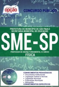 Baixar Apostila Secretaria Municipal da Educação de São Paulo (SME / SP): PROFESSOR DE FÍSICA pdf, epub, eBook