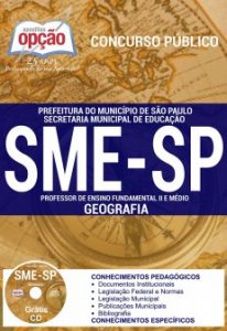 Baixar Apostila Secretaria Municipal da Educação de São Paulo (SME / SP): PROFESSOR DE GEOGRAFIA pdf, epub, eBook