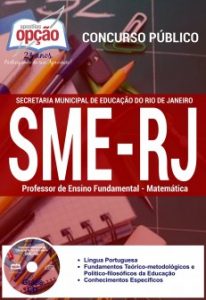 Baixar Apostila Secretaria Municipal de Educação do Rio de Janeiro / RJ (SME/RIO): PROFESSOR DE ENSINO FUNDAMENTAL – MATEMÁTICA pdf, epub, eBook