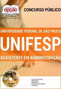 Baixar Apostila UNIFESP: ASSISTENTE EM ADMINISTRAÇÃO pdf, epub, eBook