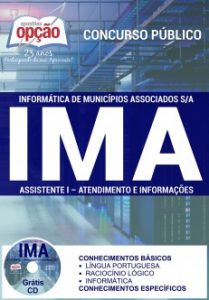 Baixar Apostila Informática de Municípios Associados S/A (IMA): ASSISTENTE I – ATENDIMENTO E INFORMAÇÕES pdf, epub, eBook