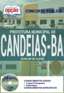 Baixar Apostila Prefeitura Municipal de Candeias / BA: AUXILIAR DE CLASSE pdf, epub, eBook