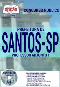 Baixar Apostila Prefeitura de Santos / SP: PROFESSOR ADJUNTO I pdf, epub, eBook