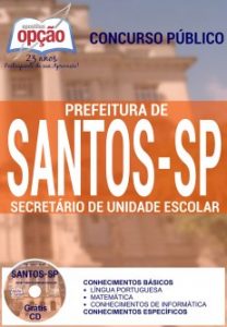 Baixar Apostila Prefeitura de Santos / SP: SECRETÁRIO DE UNIDADE ESCOLAR pdf, epub, eBook