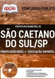 Baixar Apostila Prefeitura de São Caetano do Sul / SP: PROFESSOR NÍVEL I – EDUCAÇÃO INFANTIL pdf, epub, eBook