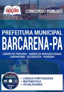 Baixar Apostila Prefeitura Municipal de Barcarena / PA: DIVERSOS CARGOS DE NÍVEL FUNDAMENTAL INCOMPLETO pdf, epub, eBook