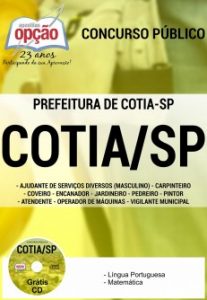 Baixar Apostila Prefeitura de Cotia / SP: DIVERSOS CARGOS pdf, epub, eBook