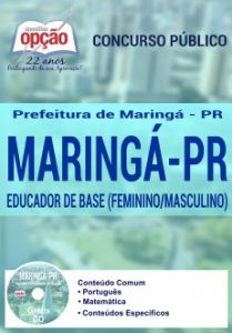 Baixar Apostila Prefeitura de Maringá / PR: EDUCADOR DE BASE (FEMININO/MASCULINO) pdf, epub, eBook