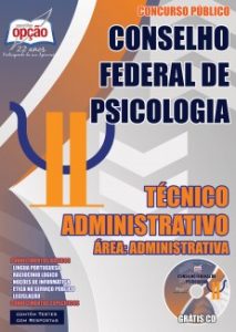Baixar Apostila Conselho Federal de Psicologia (CFP): TÉCNICO ADMINISTRATIVO – ÁREA: ADMINISTRATIVA pdf, epub, eBook