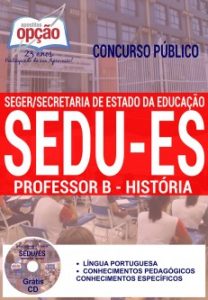 Baixar Apostila SEDU / ES: PROFESSOR B – HISTÓRIA pdf, epub, eBook